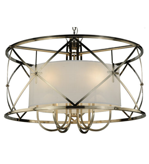 Meyda Tiffany Penelope 135929 Chandelier Light - Brushed Nickel