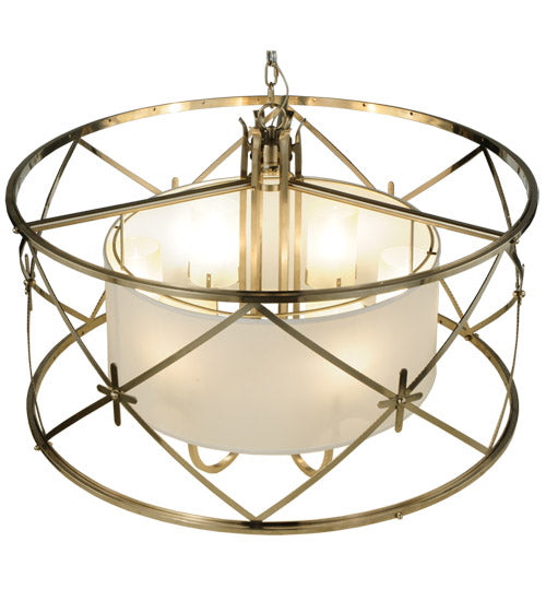 Meyda Tiffany Penelope 135929 Chandelier Light - Brushed Nickel