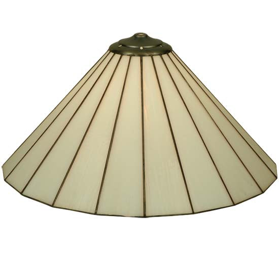 Meyda Tiffany Lighting 135955 Duncan Shade Lamp Shade White