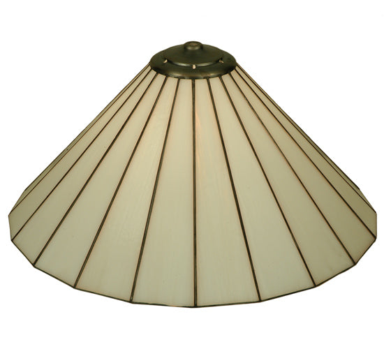 Meyda Tiffany Lighting 135955 Duncan Shade Lamp Shade White