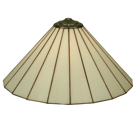 Meyda Tiffany Lighting 135955 Duncan Shade Lamp Shade White