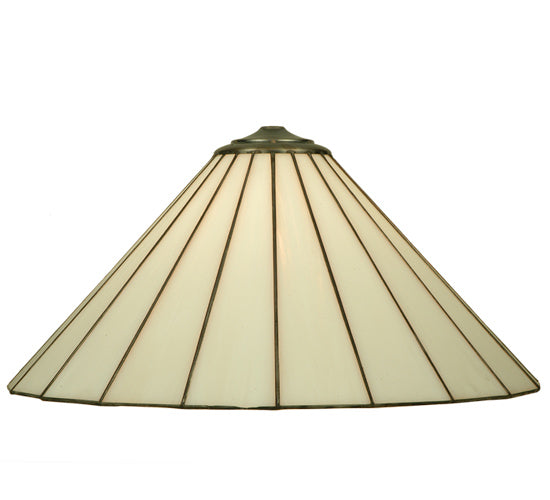 Meyda Tiffany Lighting 135955 Duncan Shade Lamp Shade White