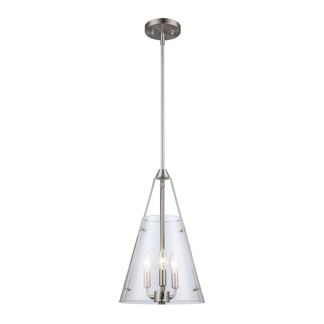 Trans Globe Imports Armani 11583 BN Pendant Light - Brushed Nickel