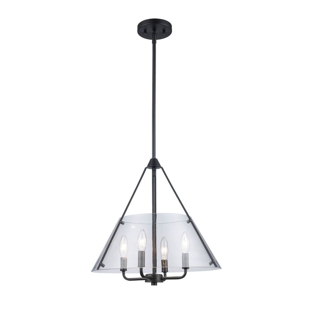 Trans Globe Imports Armani 11584 BK Chandelier Light - Black