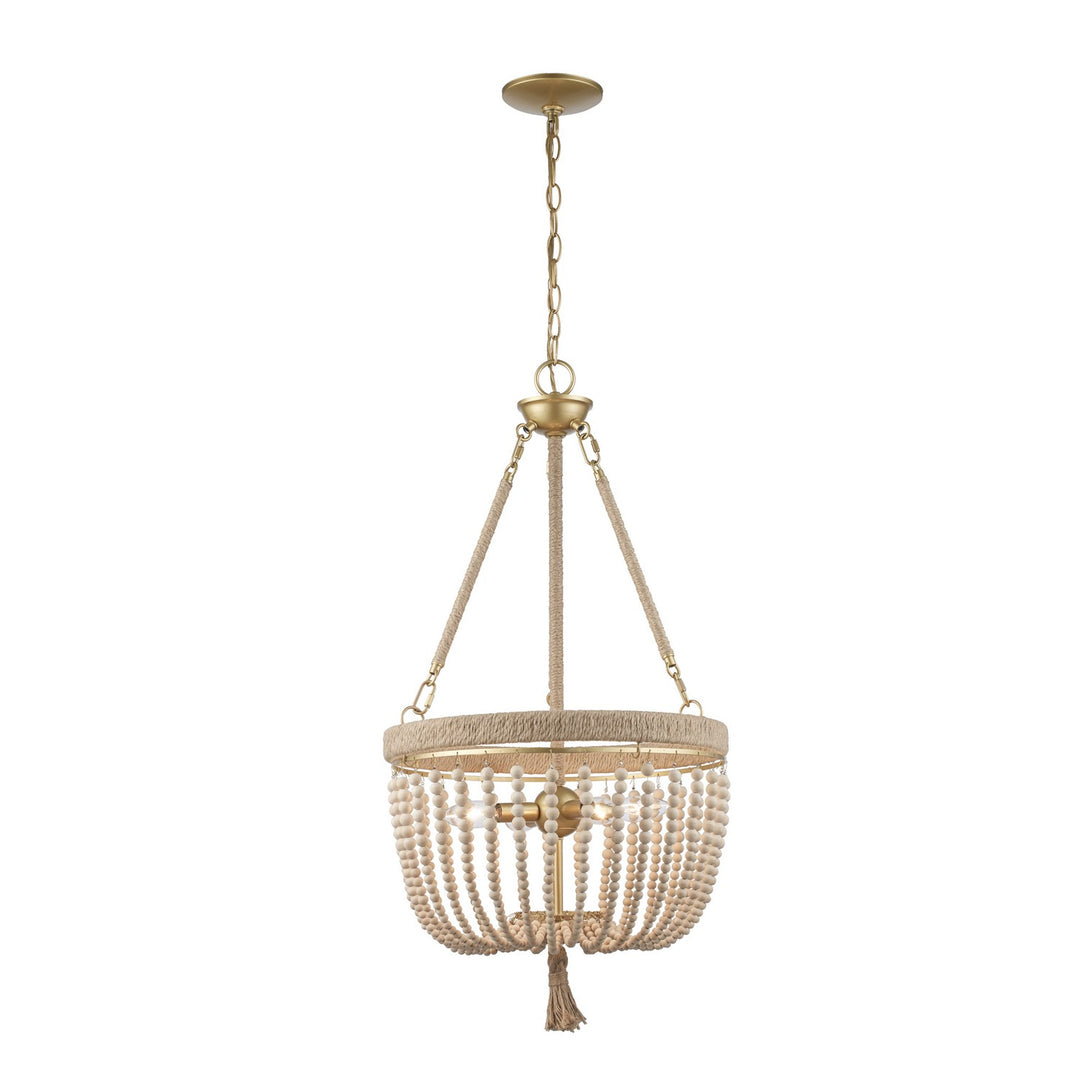 Trans Globe Imports Taylan 11604 AG Chandelier Light - Antique Gold