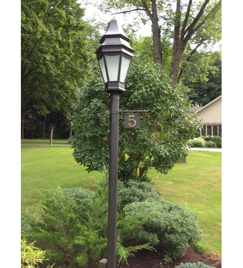 Meyda Tiffany Lighting 135978 Statesboro Two Light Outdoor Street Lamp Outdoor Bronze / Dark