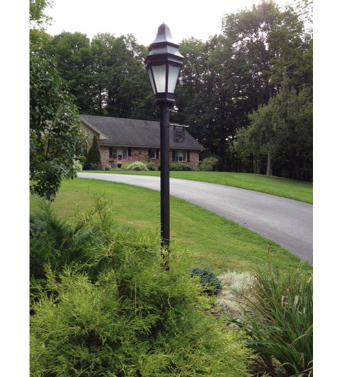 Meyda Tiffany Lighting 135978 Statesboro Two Light Outdoor Street Lamp Outdoor Bronze / Dark