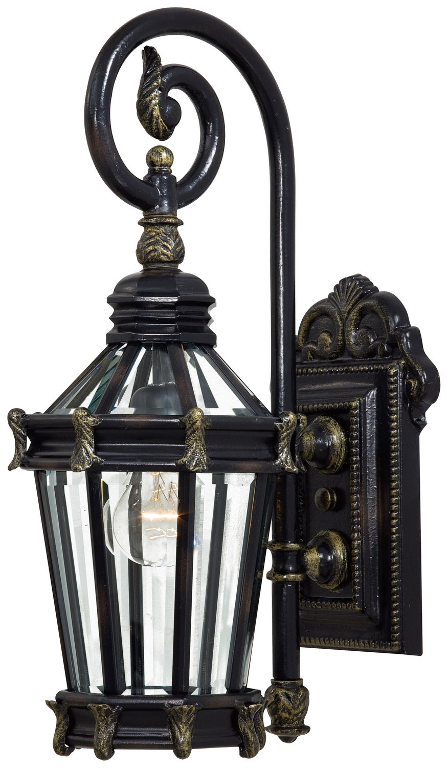 Minka-Lavery Lighting 8930-95 Stratford Hall One Light Wall Mount Outdoor Bronze / Dark