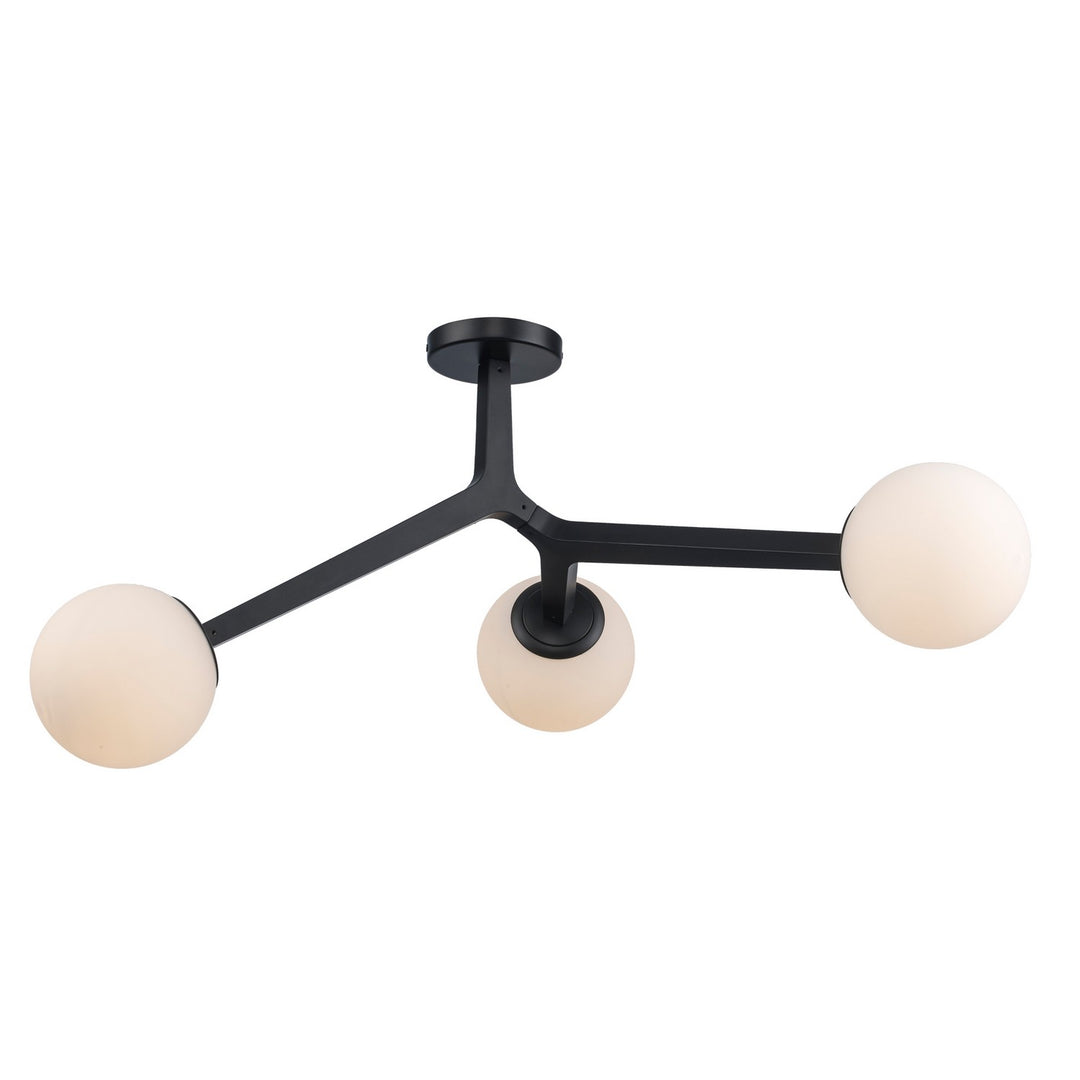 Trans Globe Imports Haskell 11633 BK Ceiling Light - Black