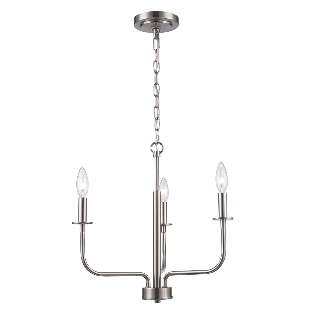 Trans Globe Imports Tennyson 11653 BN Chandelier Light - Brushed Nickel