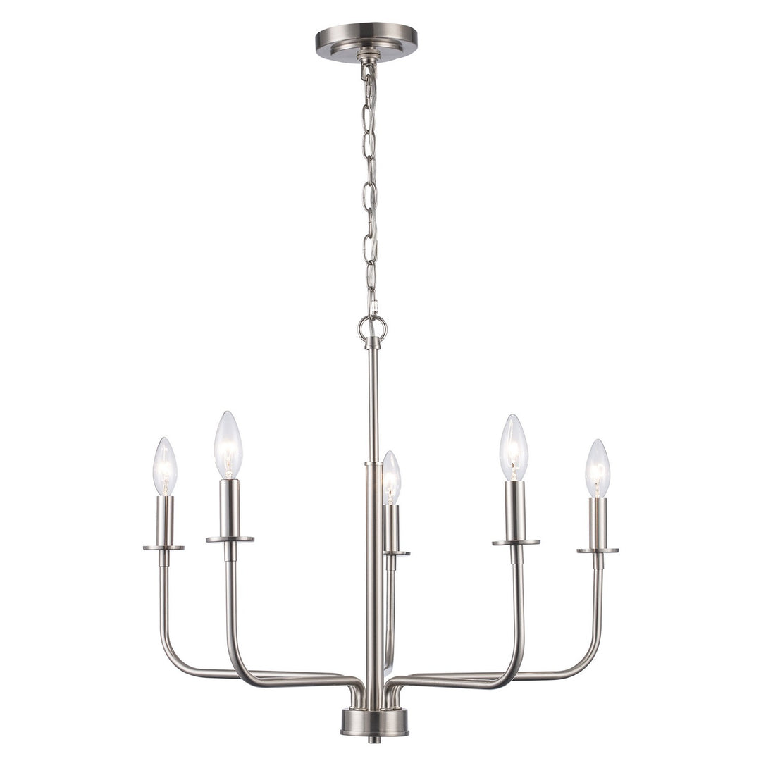 Trans Globe Imports Tennyson 11655 BN Chandelier Light - Brushed Nickel