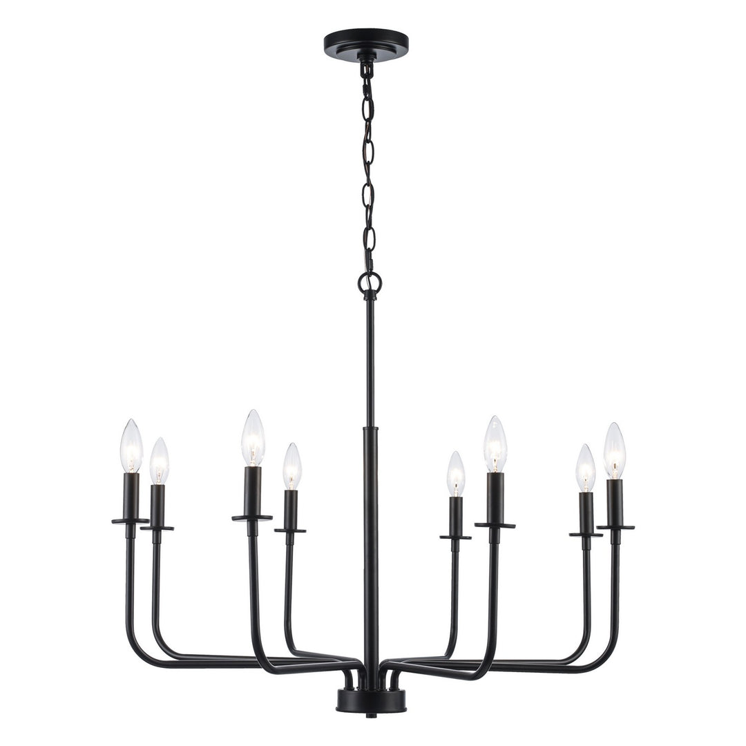 Trans Globe Imports Tennyson 11658 BK Chandelier Light - Black