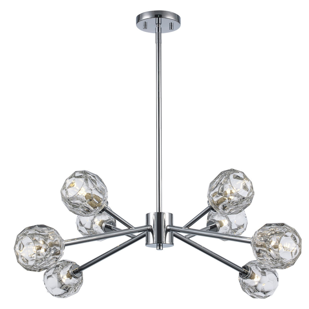 Trans Globe Imports Sequoia 11668 PC Chandelier Light - Polished Chrome