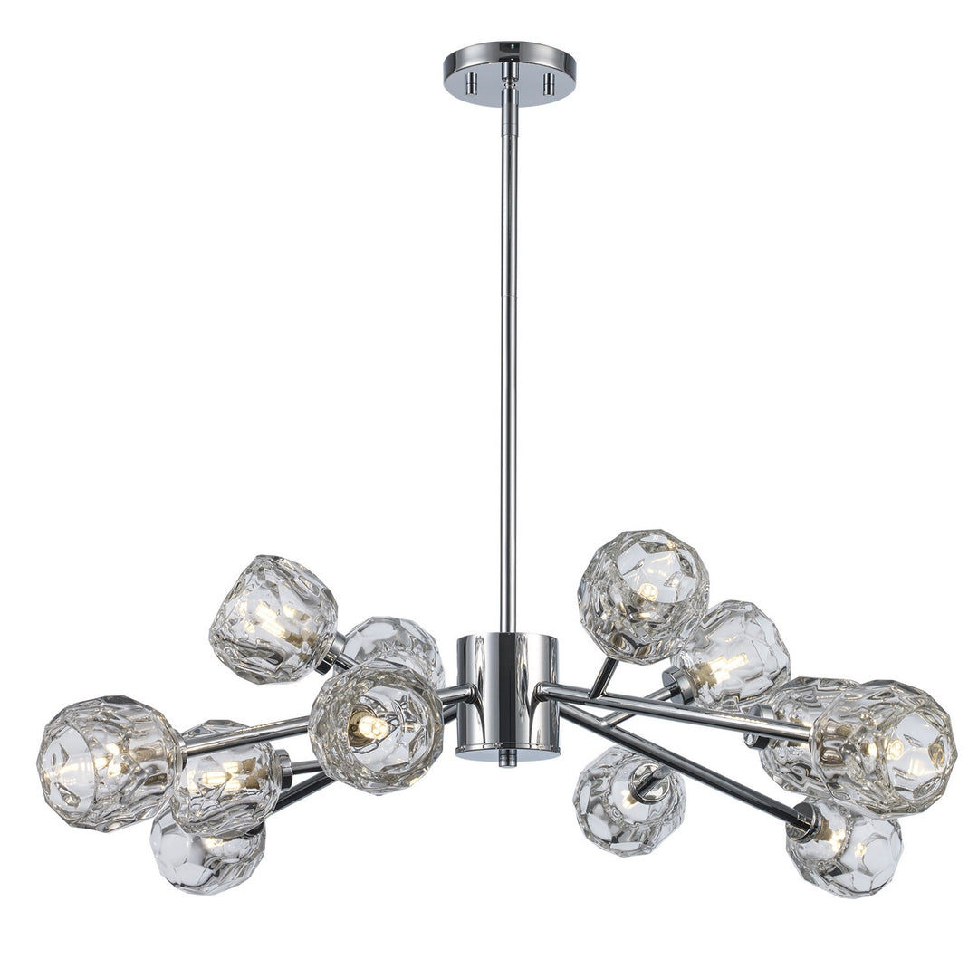 Trans Globe Imports Sequoia 11669 PC Chandelier Light - Polished Chrome