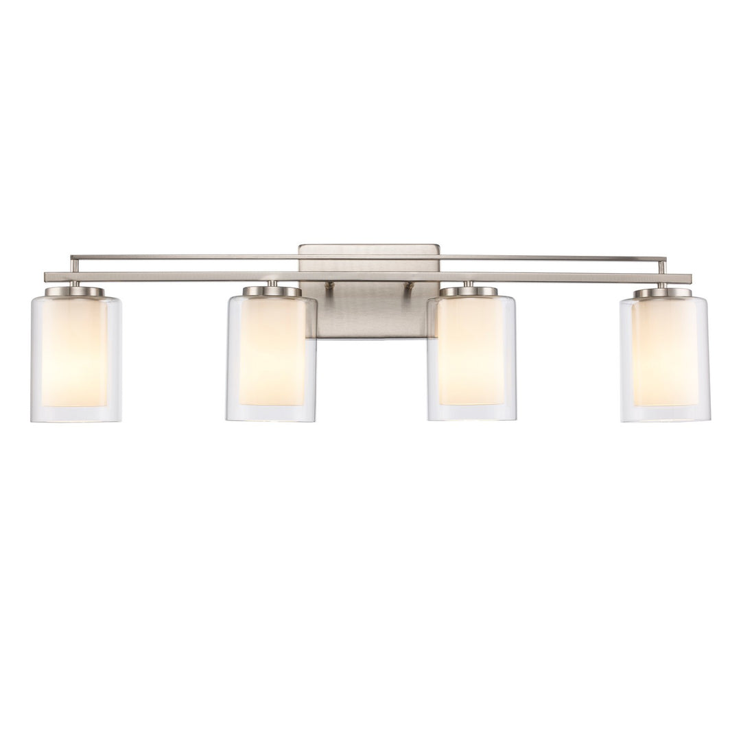 Trans Globe Imports Lisbon 22484 BN Bath Vanity Light 32 in. wide - Brushed Nickel