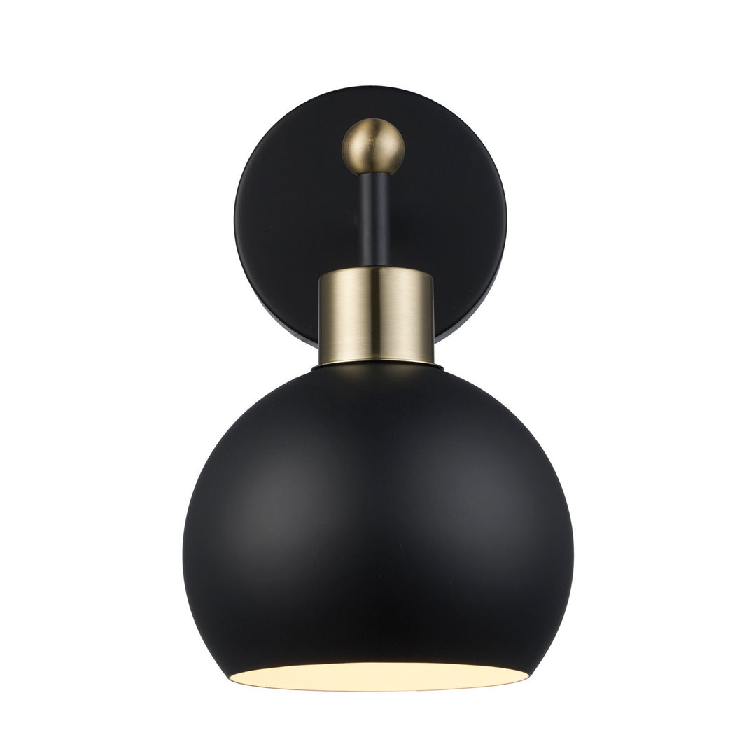 Trans Globe Imports Indigo 22531 BKAG-BK Wall Light - Black/Antique Gold