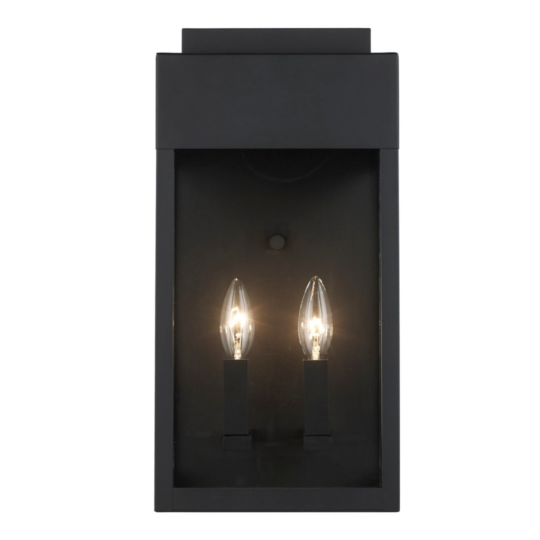 Trans Globe Imports 51520 BK Marley Two Light Outdoor Wall Mount Outdoor Black