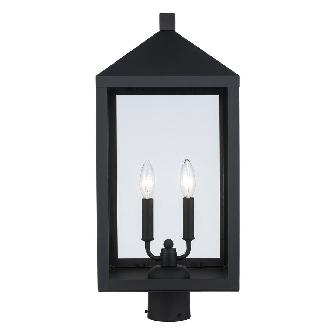 Trans Globe Imports 51535 BK Tempest Two Light Post Lantern Outdoor Black