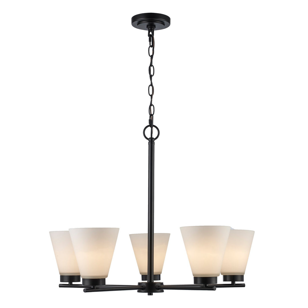 Trans Globe Imports Fifer 71805 BK Chandelier Light - Black