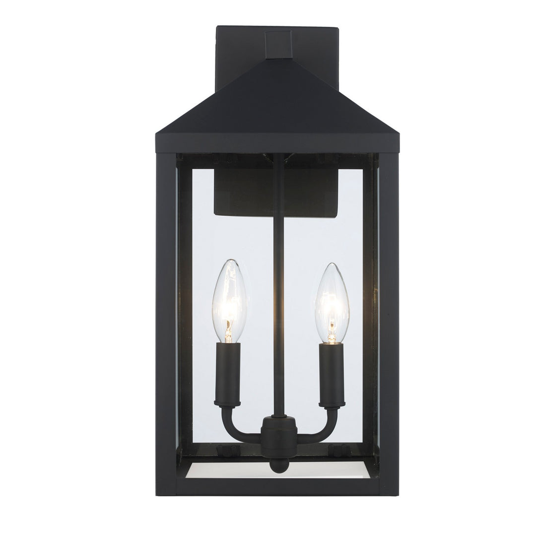 Trans Globe Imports 51531 BK Tempest Two Light Outdoor Wall Mount Outdoor Black