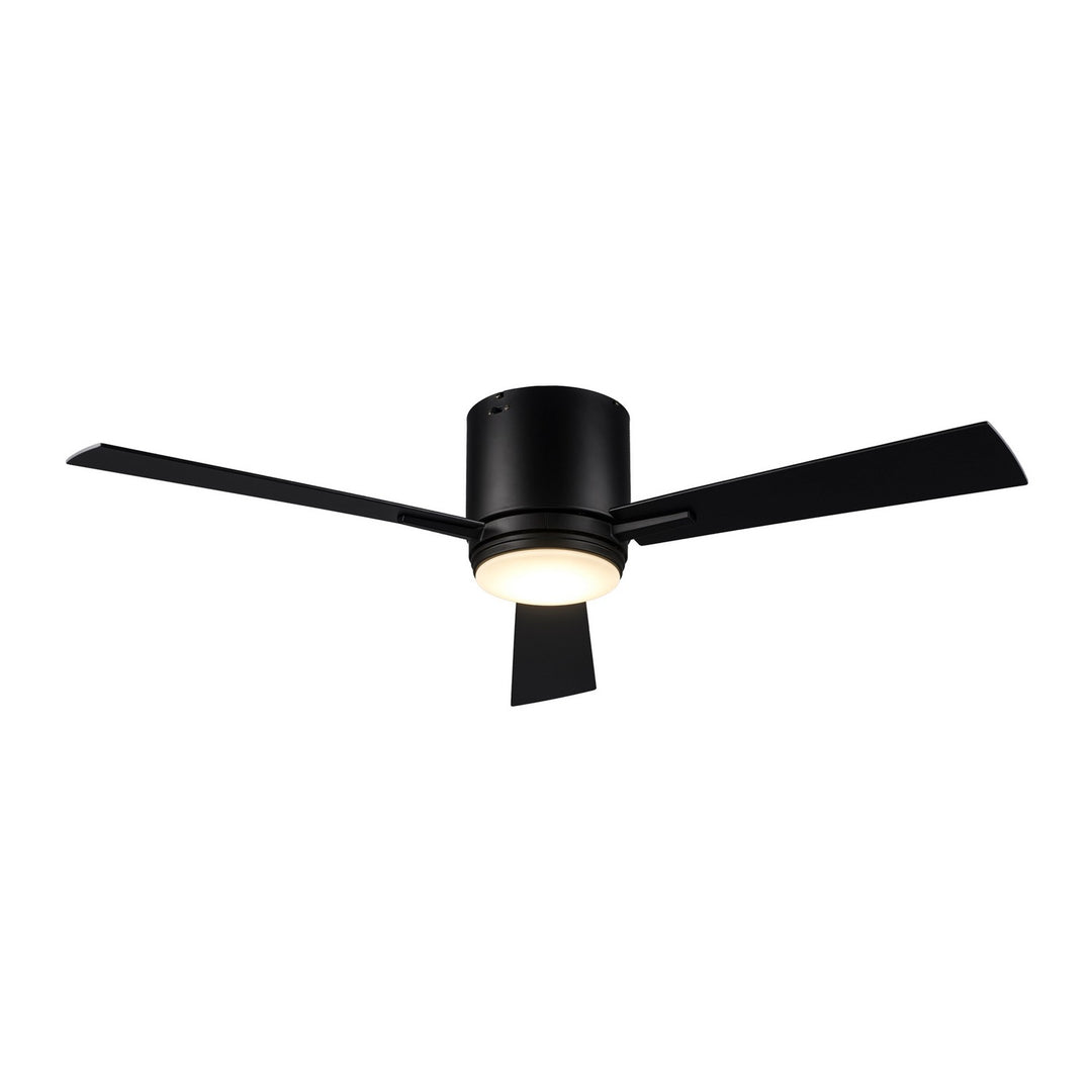 Trans Globe Imports Finnley F-1017-3 BK Ceiling Fan - Black, Black/