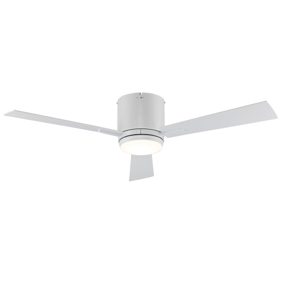 Trans Globe Imports Finnley F-1017-3 WH Ceiling Fan - White, White/