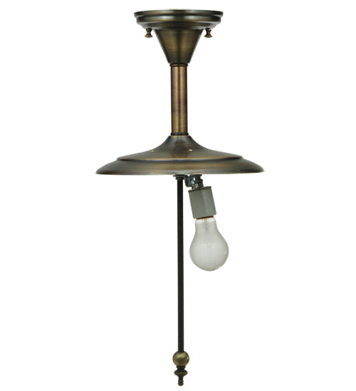 Meyda Tiffany Lighting 136105 Cilindro One Light Hardware Utility Light Bronze / Dark