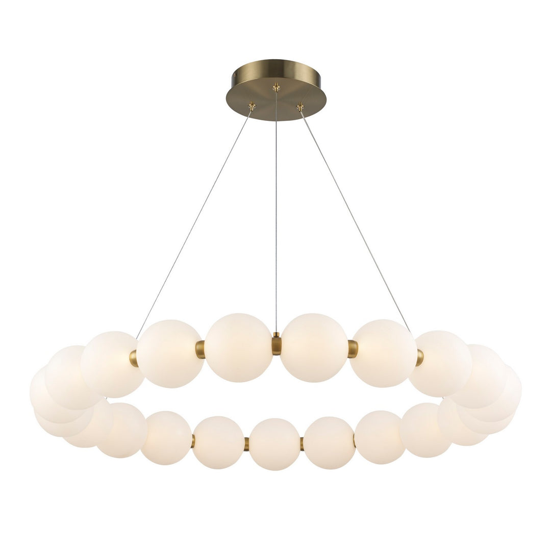 Trans Globe Imports Orb II MDN-1592 AG Chandelier Light - Antique Gold