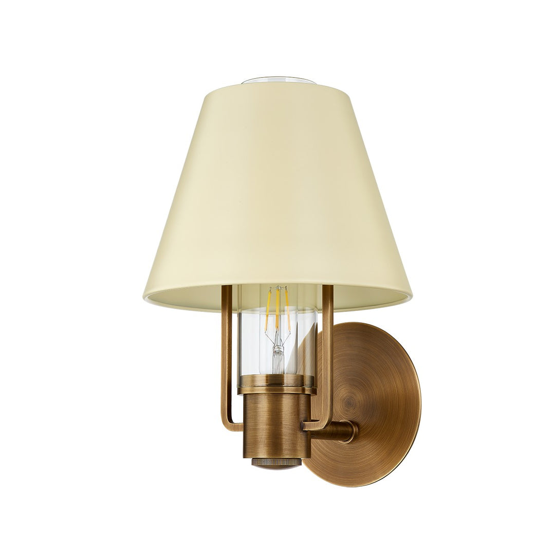 Troy Kindle B1613-PBR/SSD Wall Sconce Light - Patina Brass