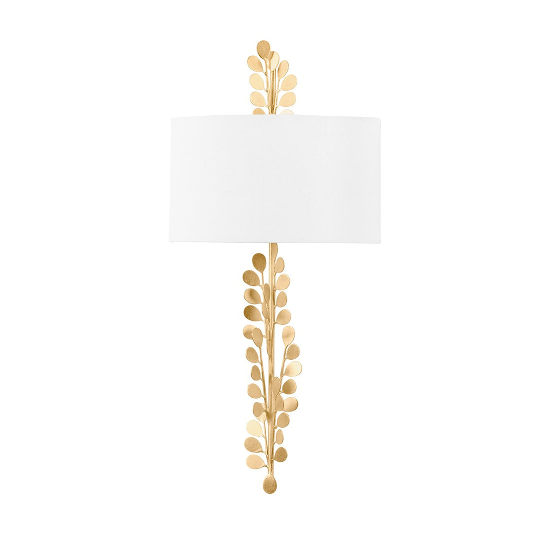 Troy Adrienne B1825-VGL Wall Sconce Light - Vintage Gold Leaf