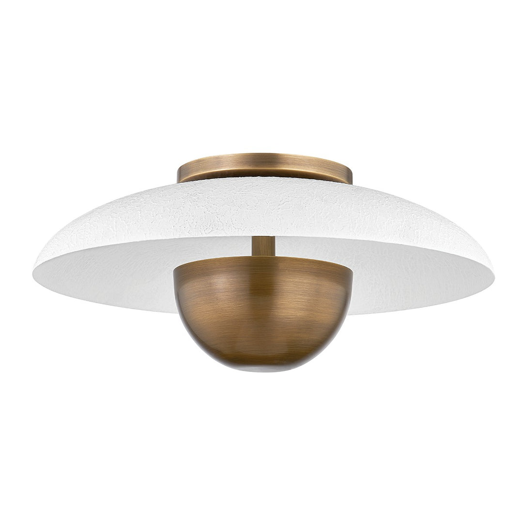 Troy Noah C1814-PBR/GSW Ceiling Light - Patina Brass