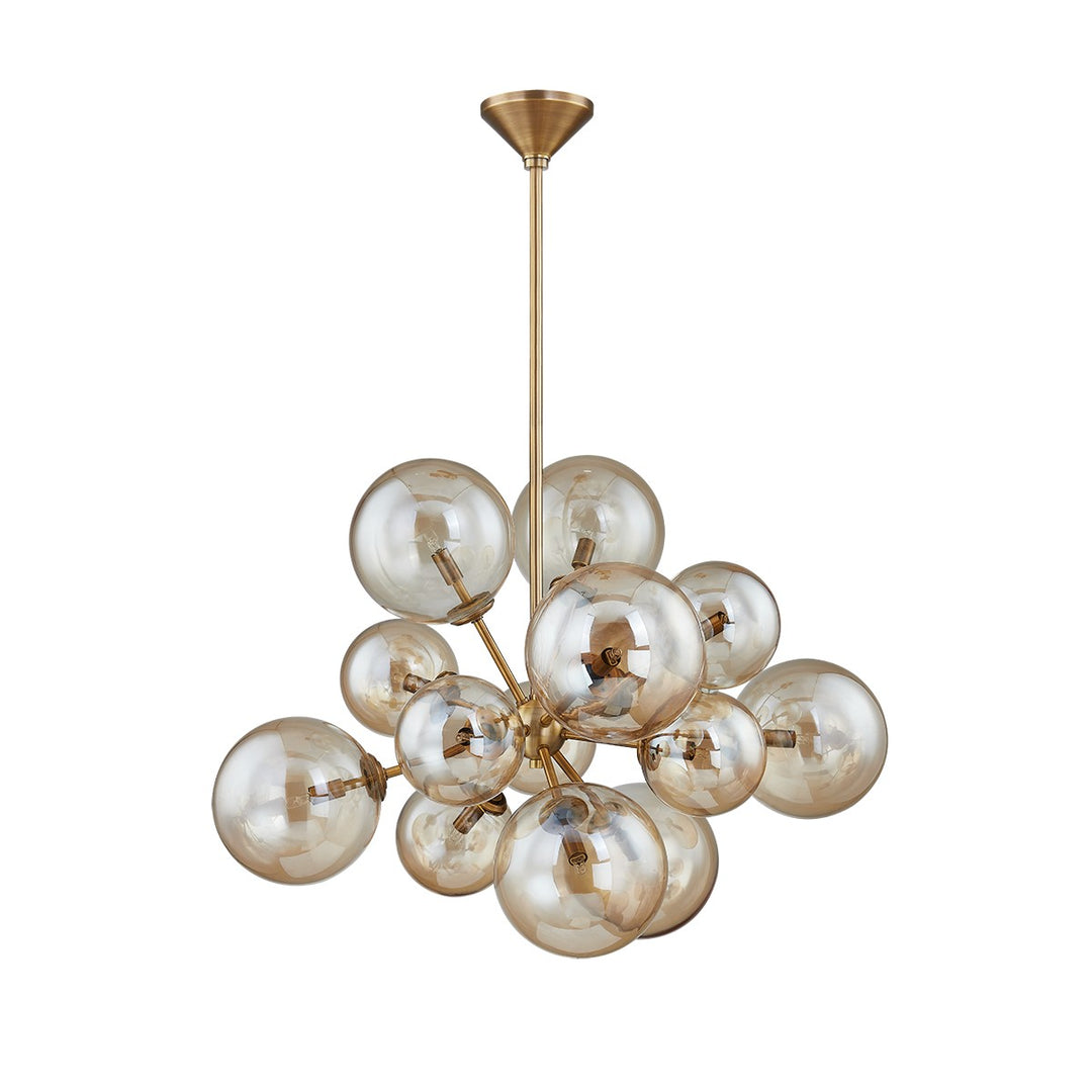 Troy Santee F1027-PBR Chandelier Light - Patina Brass