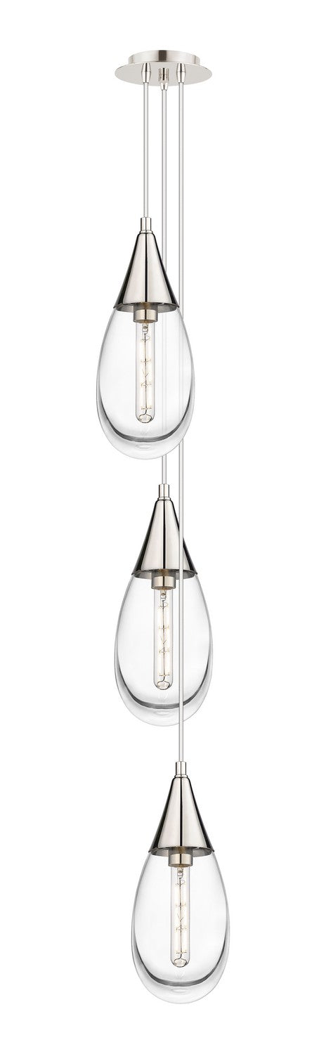 Innovations Downtown Urban 103-450-1P-PN-G450-6CL Pendant Light - Polished Nickel