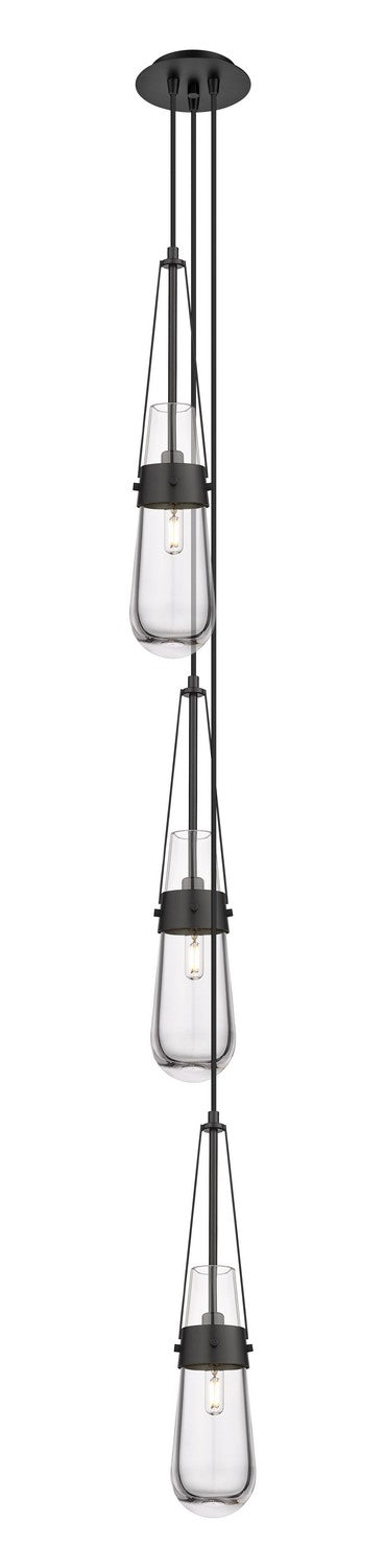 Innovations Downtown Urban 103-452-1P-BK-G452-4CL Pendant Light - Matte Black