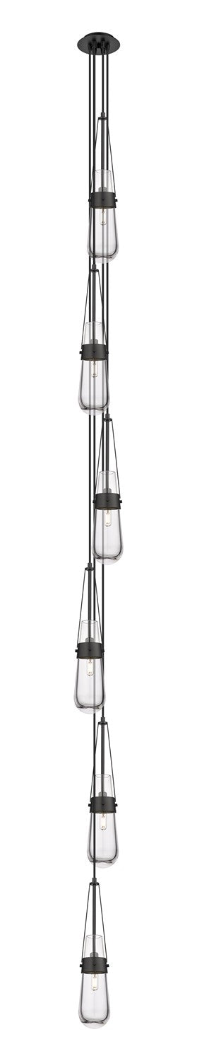 Innovations Downtown Urban 106-452-1P-BK-G452-4CL Pendant Light - Matte Black