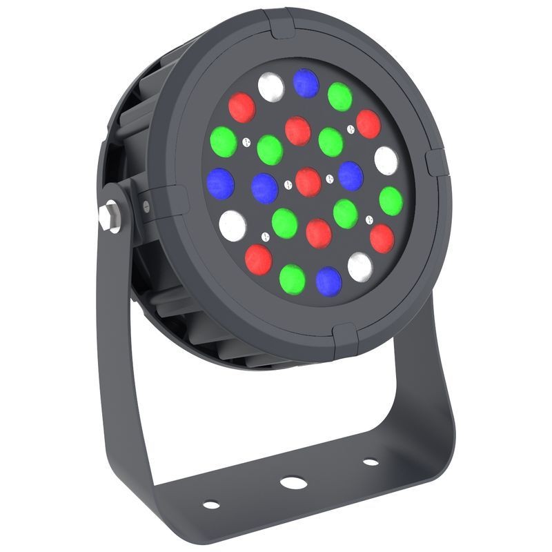 Westgate Lighting DMX-FL-72W-RGBW-BT-BK  Compatible Outdoor Black