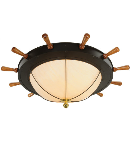 Meyda Tiffany Nautical 136204 Ceiling Light - Oil Rubbed Bronze