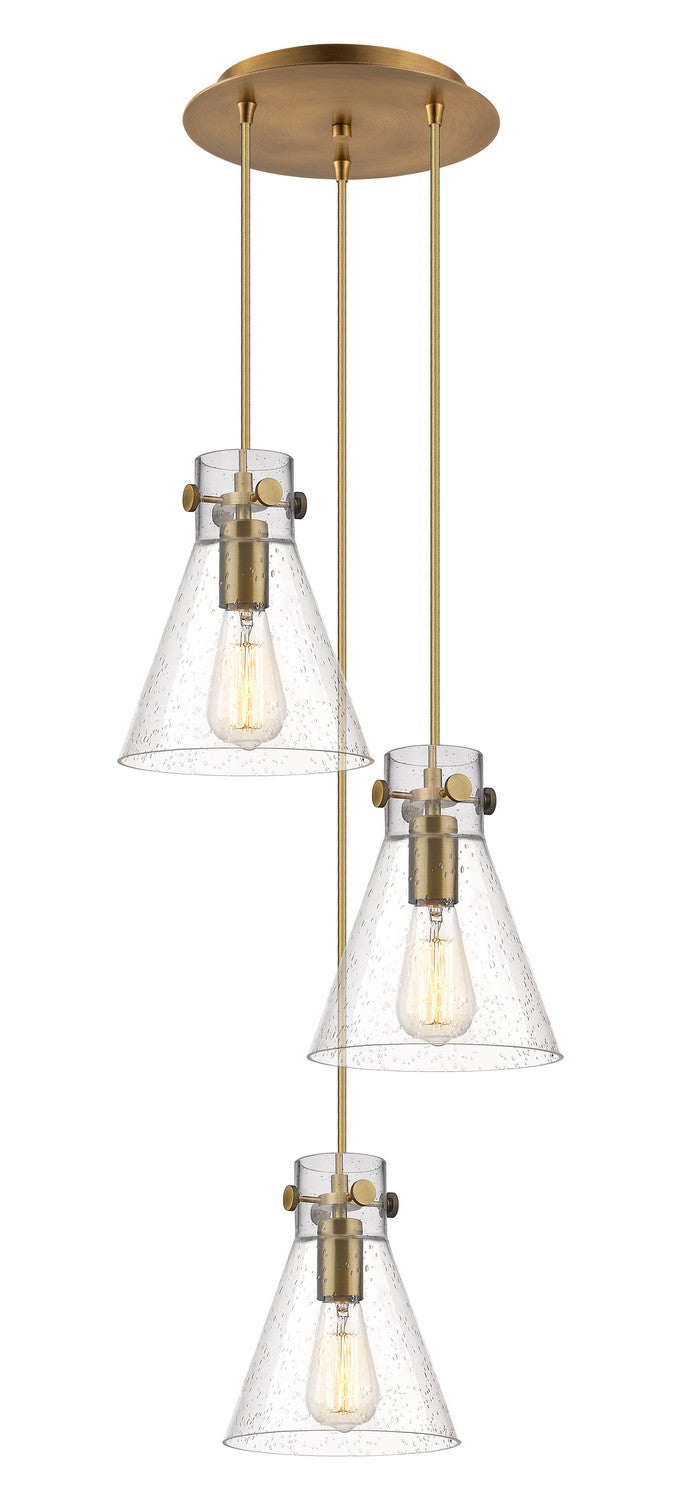 Innovations Downtown Urban 113-410-1PS-BB-G411-8SDY Pendant Light - Brushed Brass