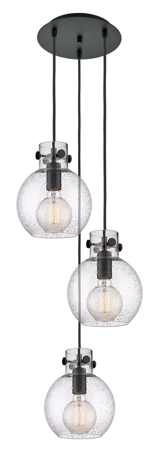 Innovations Newton 113-410-1PS-BK-G410-8SDY Pendant Light - Matte Black