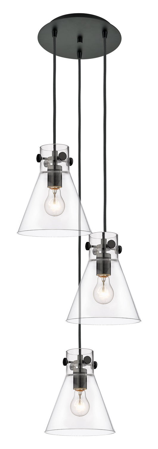 Innovations Downtown Urban 113-410-1PS-BK-G411-8CL Pendant Light - Matte Black