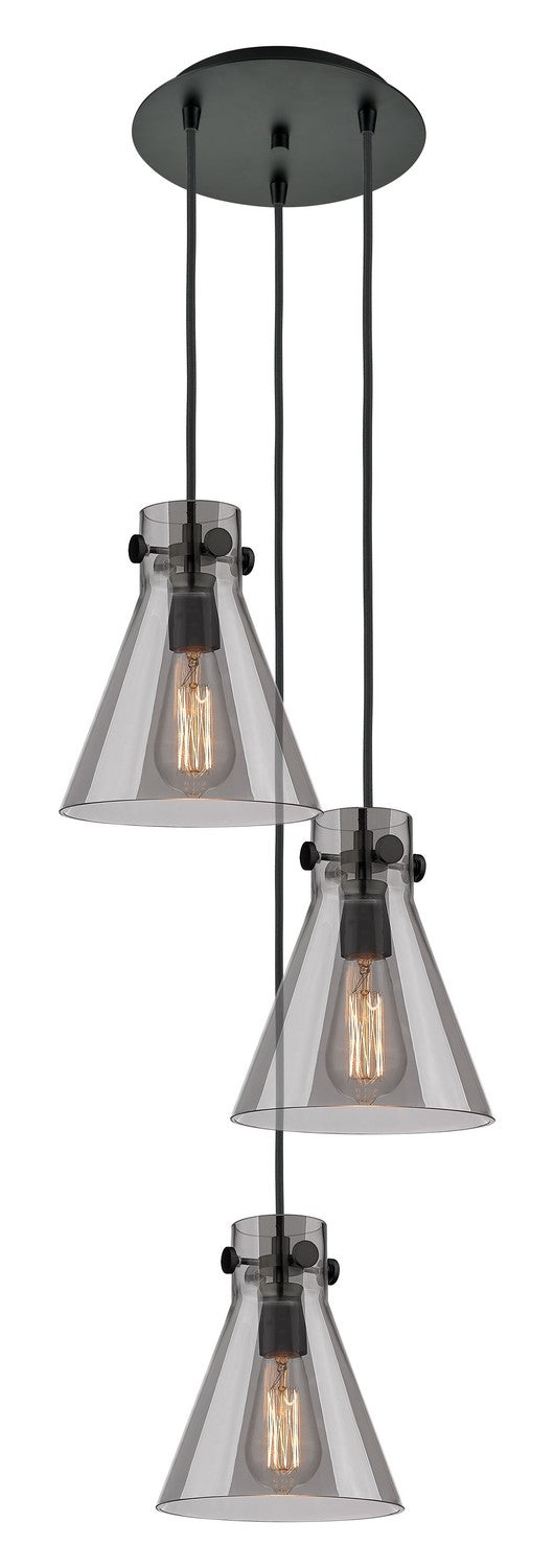 Innovations Downtown Urban 113-410-1PS-BK-G411-8SM Pendant Light - Matte Black