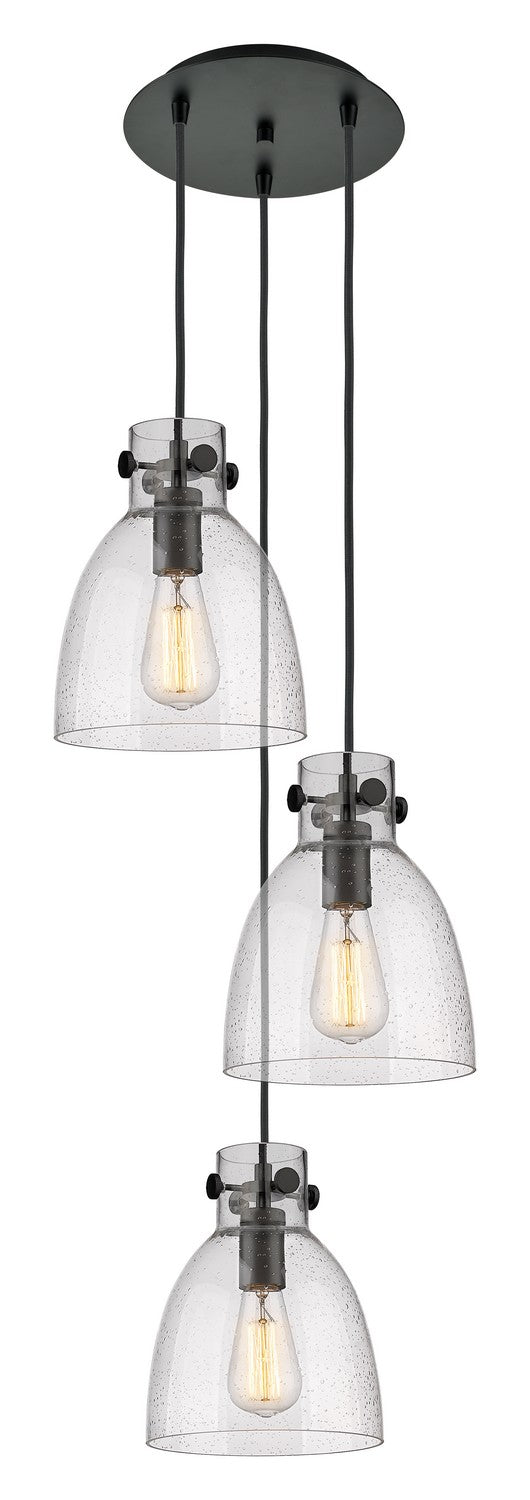 Innovations Downtown Urban 113-410-1PS-BK-G412-8SDY Pendant Light - Matte Black