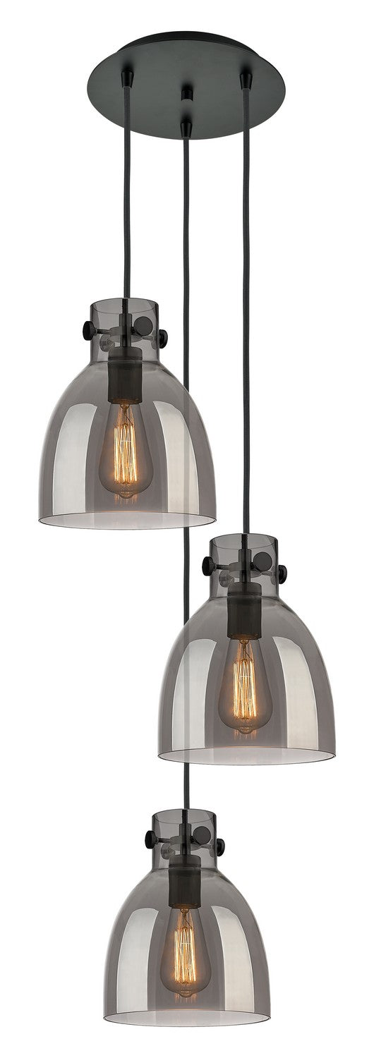 Innovations Downtown Urban 113-410-1PS-BK-G412-8SM Pendant Light - Matte Black