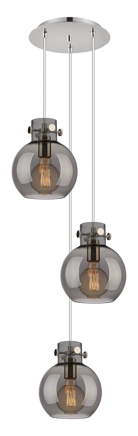 Innovations Newton 113-410-1PS-PN-G410-8SM Pendant Light - Polished Nickel