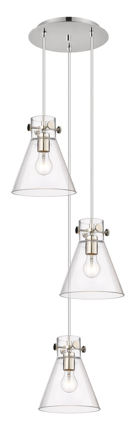 Innovations Downtown Urban 113-410-1PS-PN-G411-8CL Pendant Light - Polished Nickel