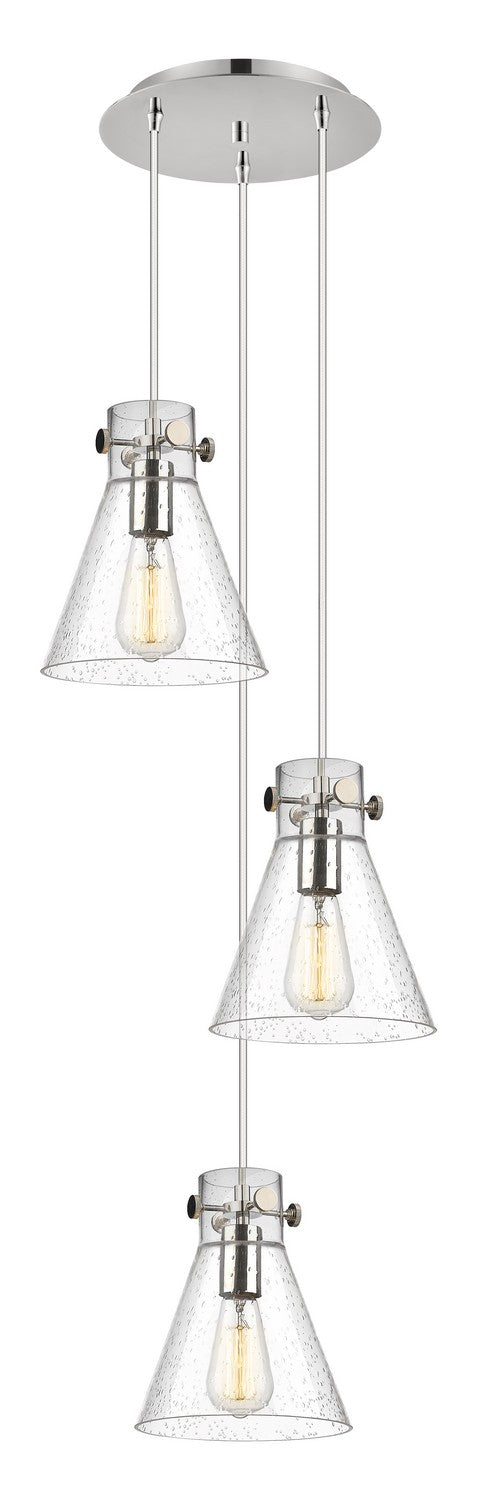 Innovations Downtown Urban 113-410-1PS-PN-G411-8SDY Pendant Light - Polished Nickel