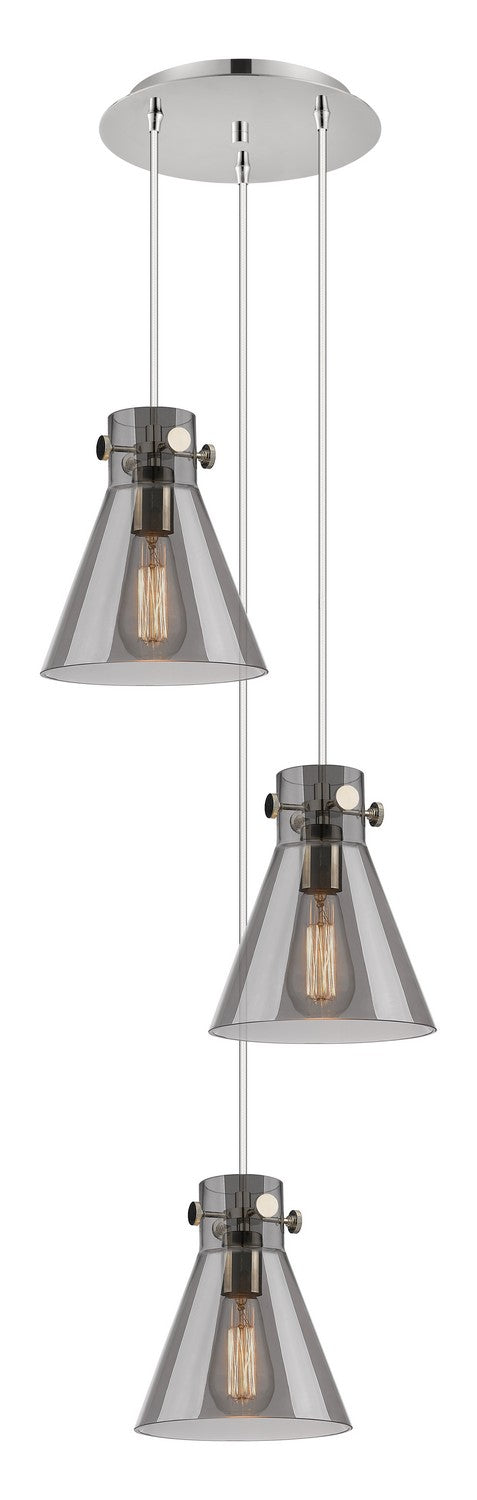 Innovations Downtown Urban 113-410-1PS-PN-G411-8SM Pendant Light - Polished Nickel