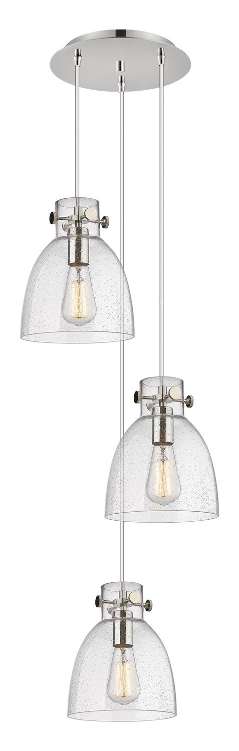 Innovations Downtown Urban 113-410-1PS-PN-G412-8SDY Pendant Light - Polished Nickel