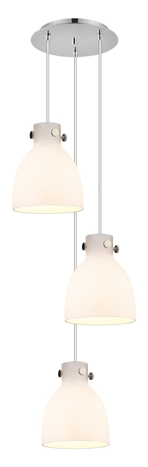 Innovations Downtown Urban 113-410-1PS-PN-G412-8WH Pendant Light - Polished Nickel