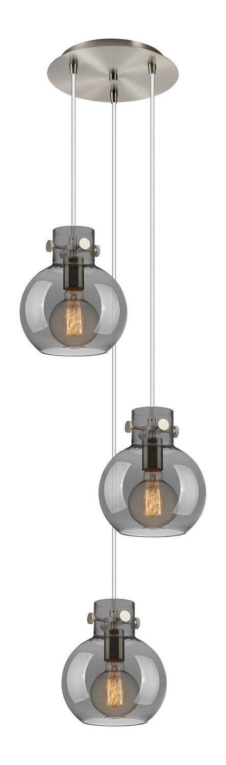 Innovations Newton 113-410-1PS-SN-G410-8SM Pendant Light - Brushed Satin Nickel